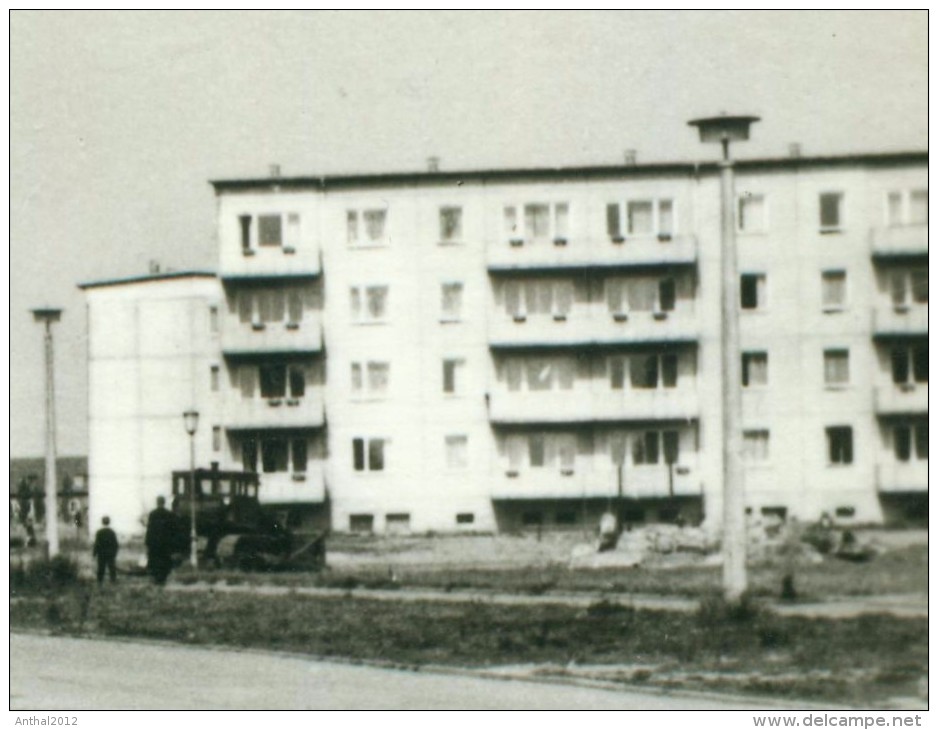 Stralsund Heinrich-Heine-Ring - Balkon Plattenbauten Hochhaus Wohngebiet Sw 1968 - Stralsund