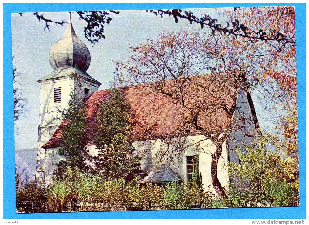 Q054, Eglise Protestante De Sornetan Construite En 1708, 1 Pli Non Visible, Jura Bernois, Bern, GF, Circulée 1965 - Andere & Zonder Classificatie