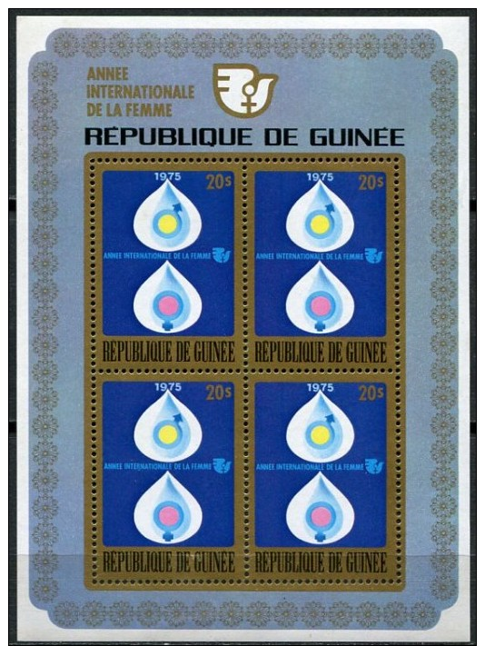 Guinée, BF N° 30 à N° 31** Y Et T, Bloc - Feuillet, Année Internationale De La Femme - Guinée (1958-...)