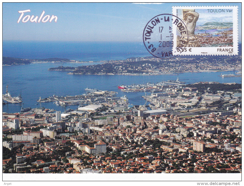 Carte-Maximum FRANCE N° Yvert 4257 (TOULON) Obl Ord Toulon La Rode (Ed Aris) - 2000-2009
