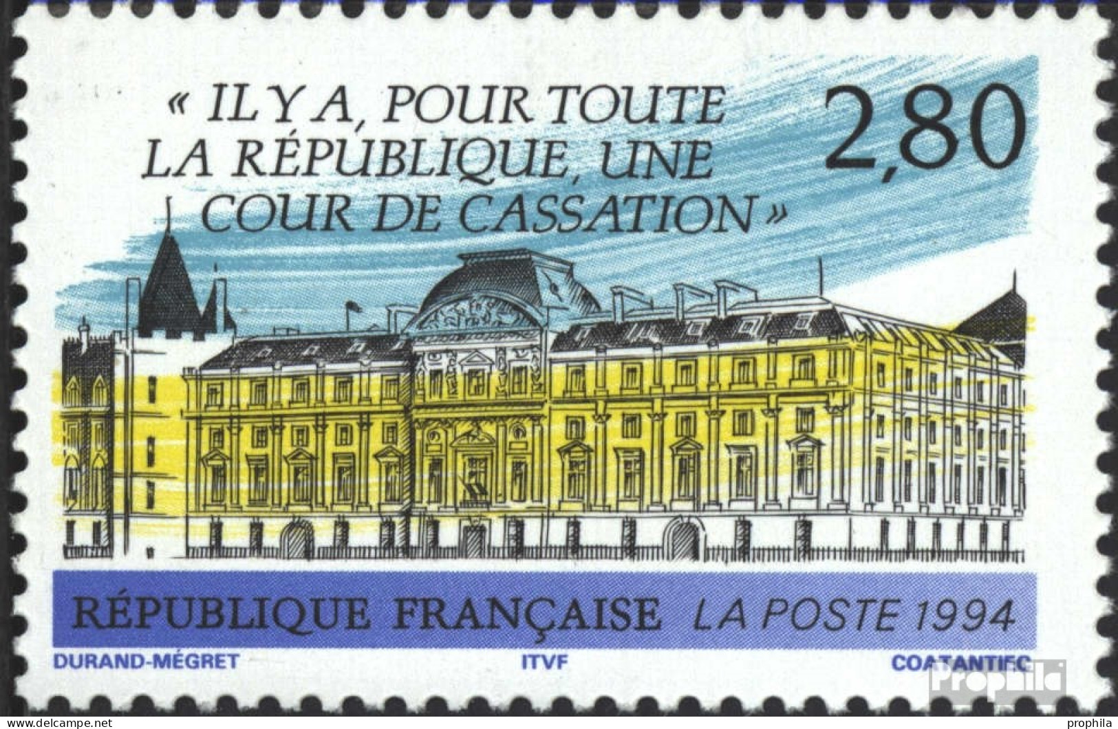 Frankreich 3029 (kompl.Ausg.) Postfrisch 1994 Kassationsgerichtshof - Unused Stamps