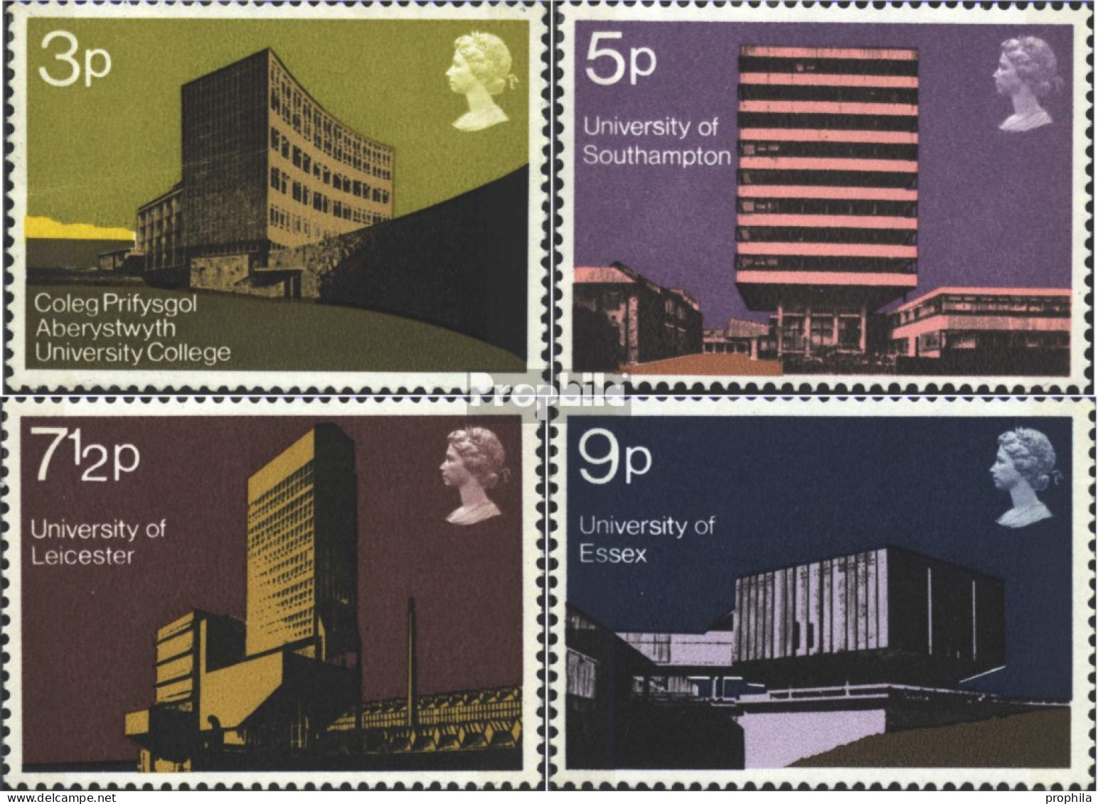 Großbritannien 583-586 (kompl.Ausg.) Postfrisch 1971 Universitäten - Ungebraucht