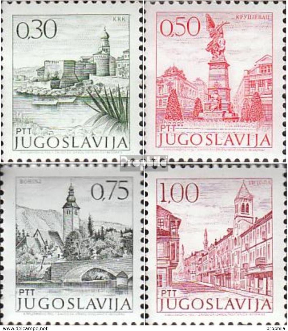 Jugoslawien Mi.-Nr.: 1427x-1430x (kompl.Ausg.) Postfrisch 1971 Freimarken - Ungebraucht