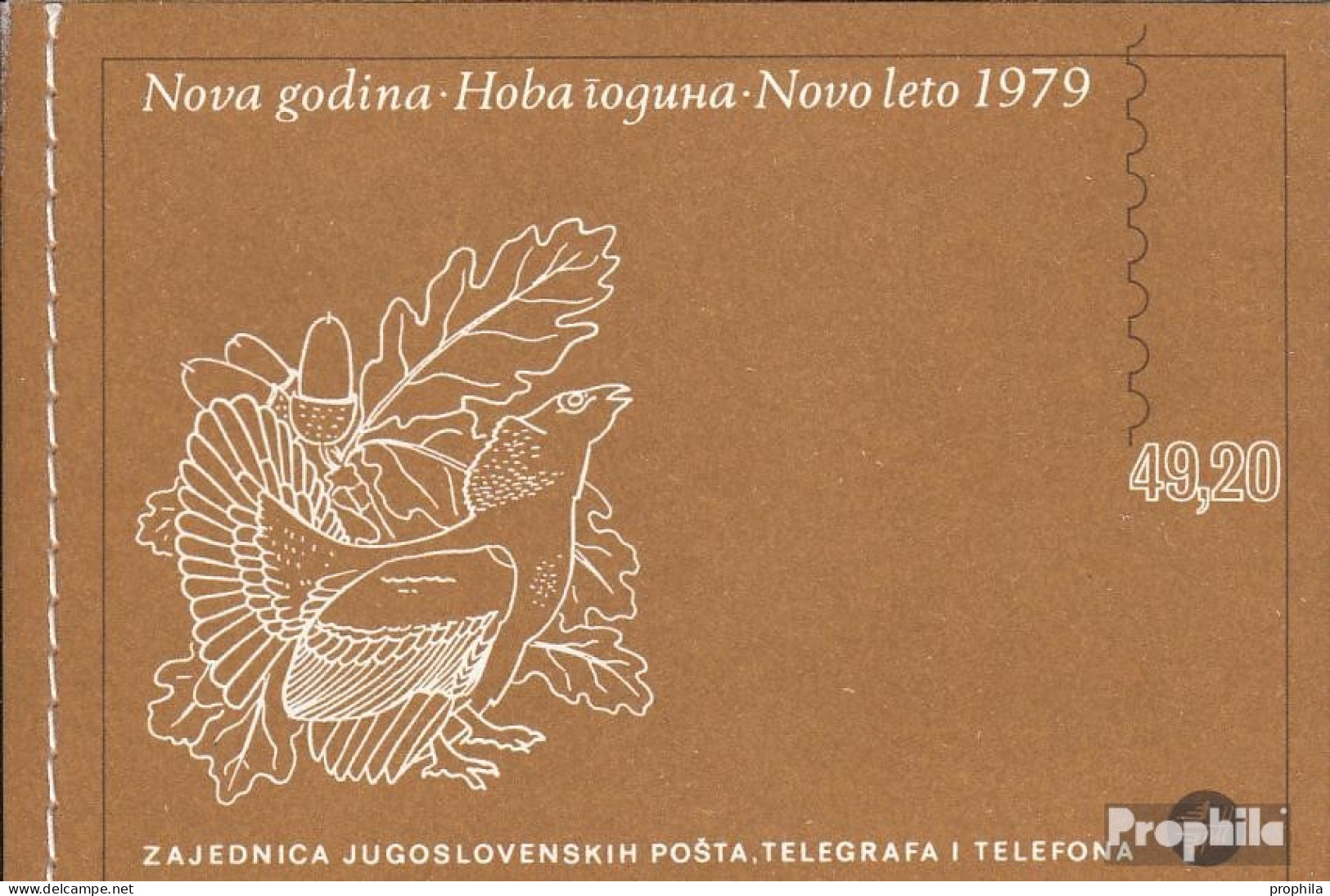 Jugoslawien MH1 (kompl.Ausg.) Postfrisch 1978 Neujahr - Libretti