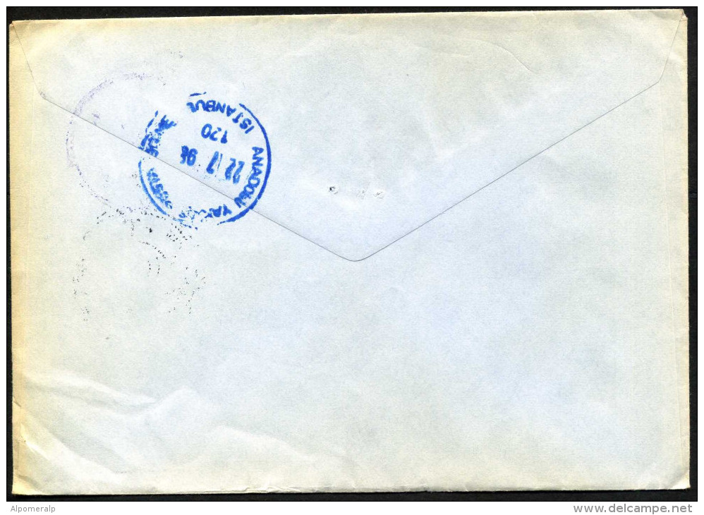 TURKEY, Michel 3076, 3125; 17 / 7 / 1998 Registered Kusadasi Postmark, With Arrival Postmark - Briefe U. Dokumente