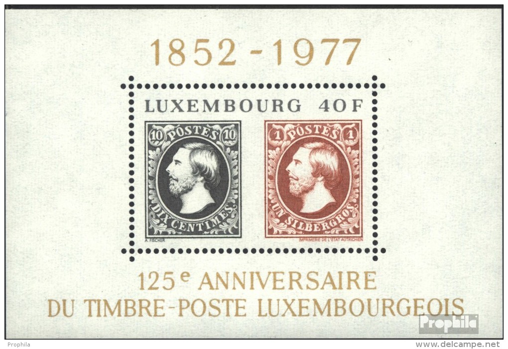 Luxemburg Block10 (kompl.Ausg.) Postfrisch 1977 Briefmarken - Blocs & Feuillets