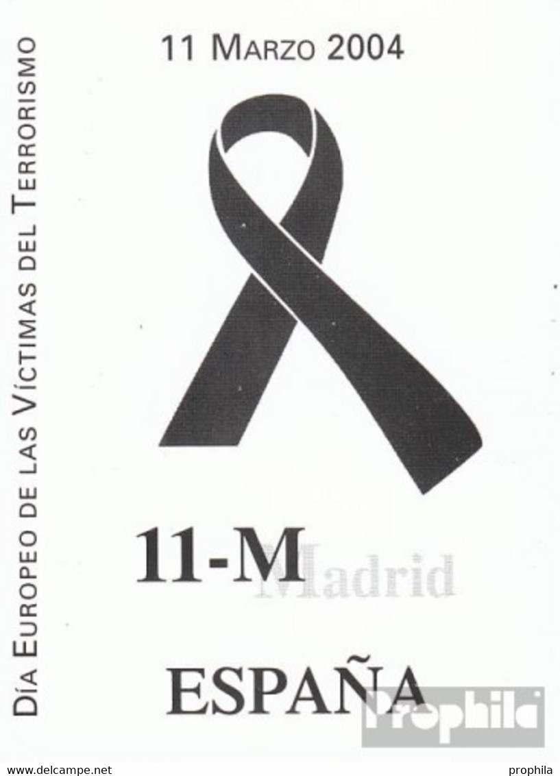 Spanien MH0-16 (kompl.Ausg.) (mit 8 X Nummer 3943) Postfrisch 2004 Terrorismus - Sonstige & Ohne Zuordnung