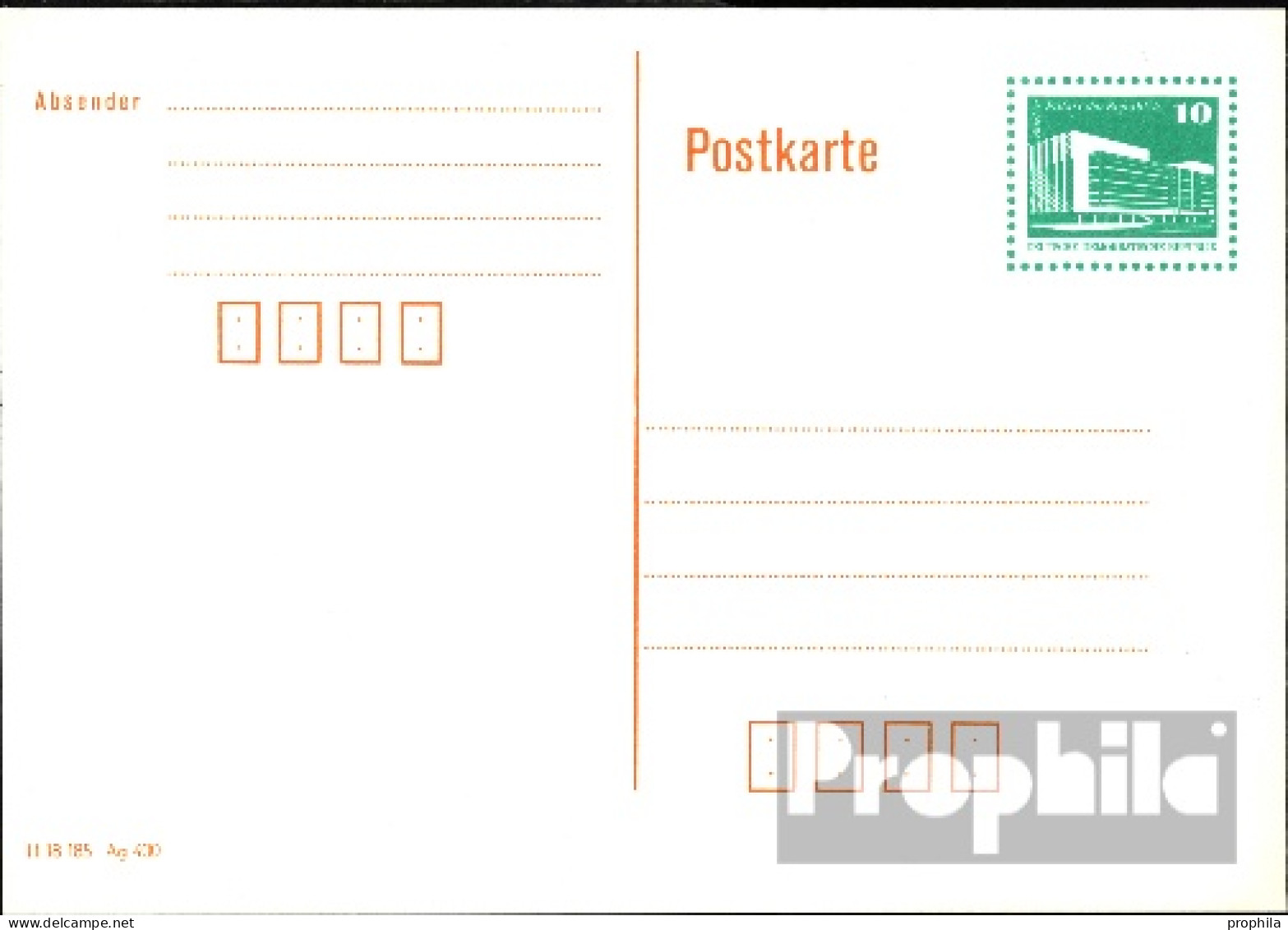 DDR P89 Amtliche Postkarte Ungebraucht 1990 Bauwerke - Andere & Zonder Classificatie