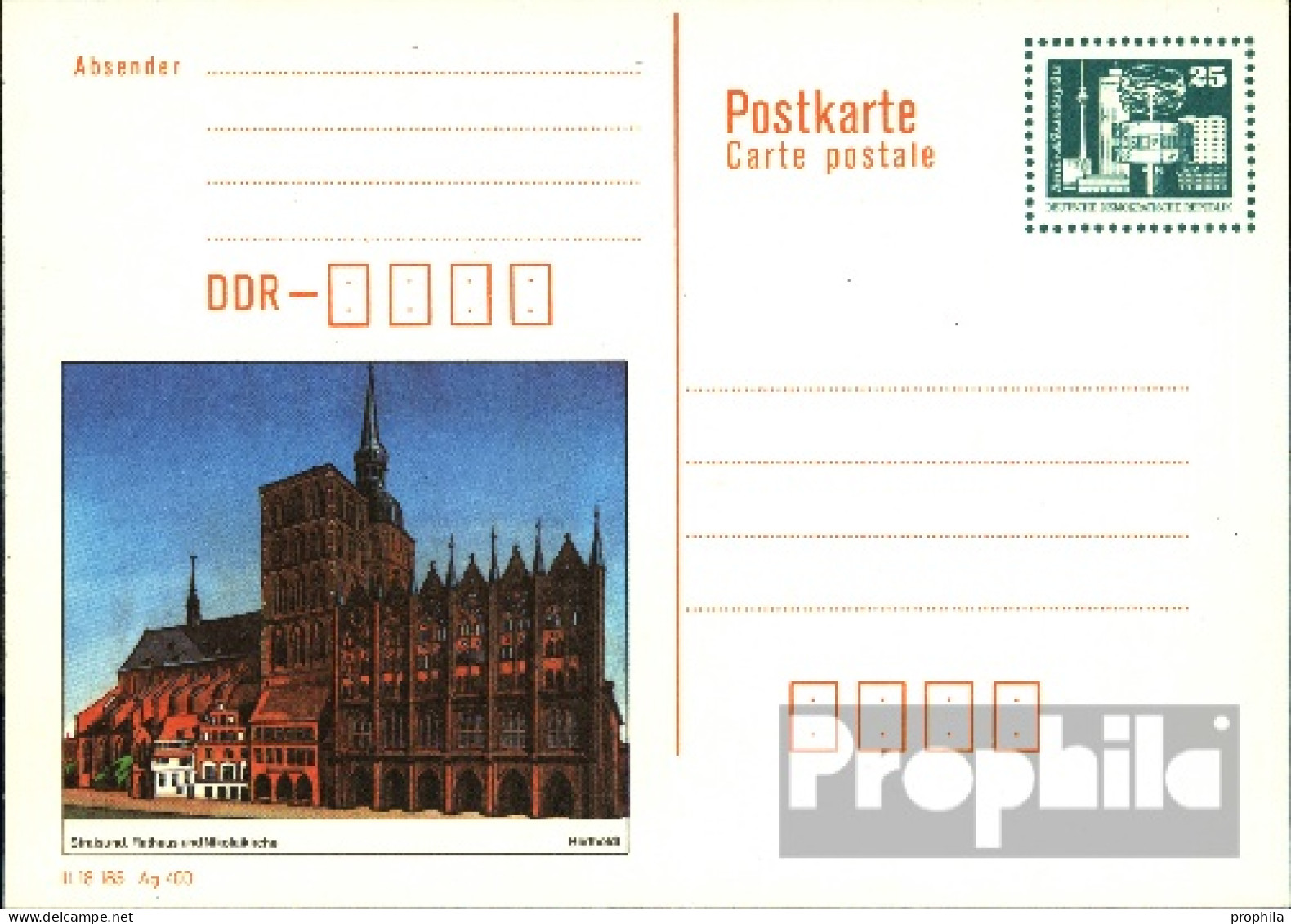 DDR P92 Amtliche Postkarte Ungebraucht 1990 Bauwerke - Sonstige & Ohne Zuordnung