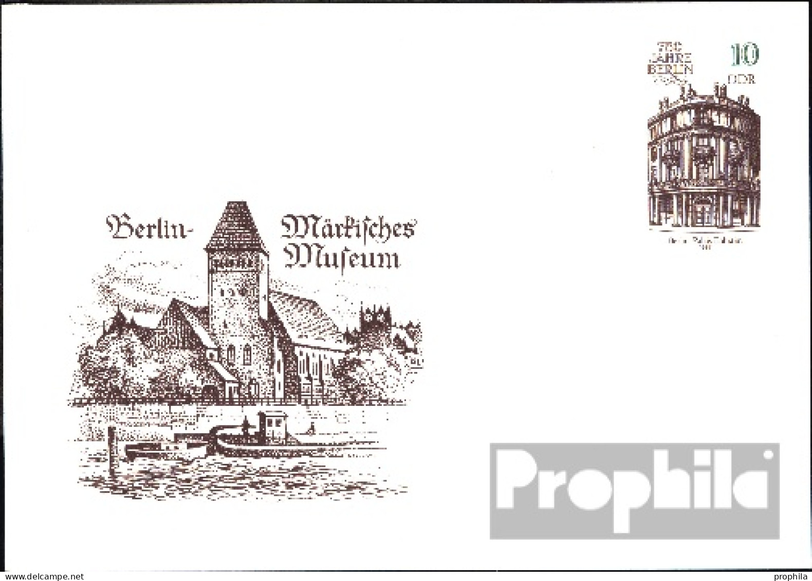 DDR P95 Amtliche Postkarte Ungebraucht 750 Jahre Berlin - Autres & Non Classés