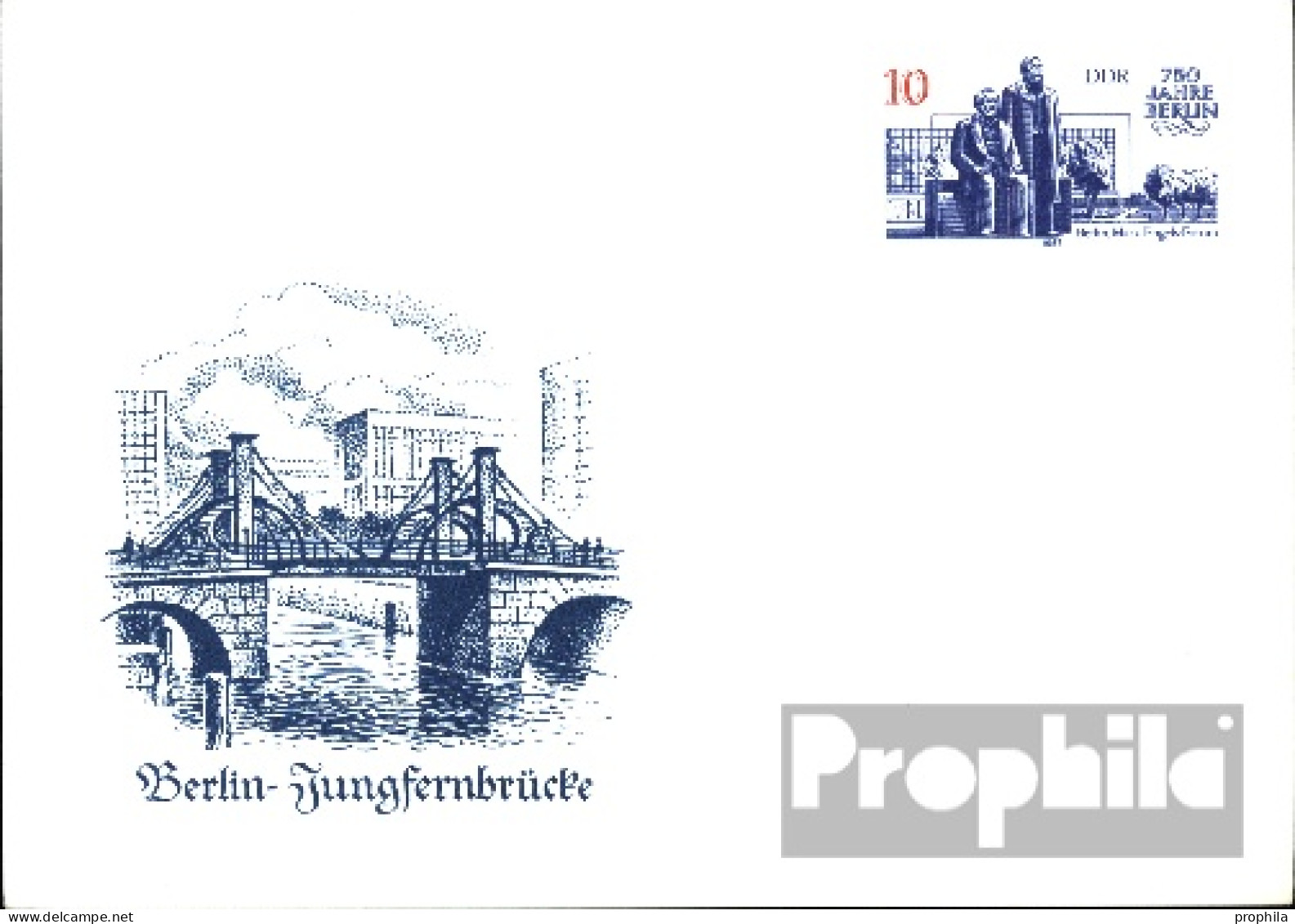 DDR P96 Amtliche Postkarte Ungebraucht 750 Jahre Berlin - Other & Unclassified