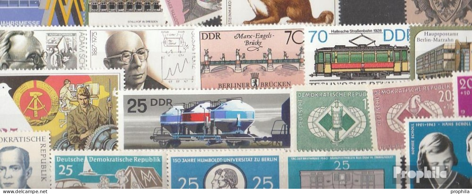 DDR 50 Verschiedene Sondermarken Postfrisch - Sammlungen