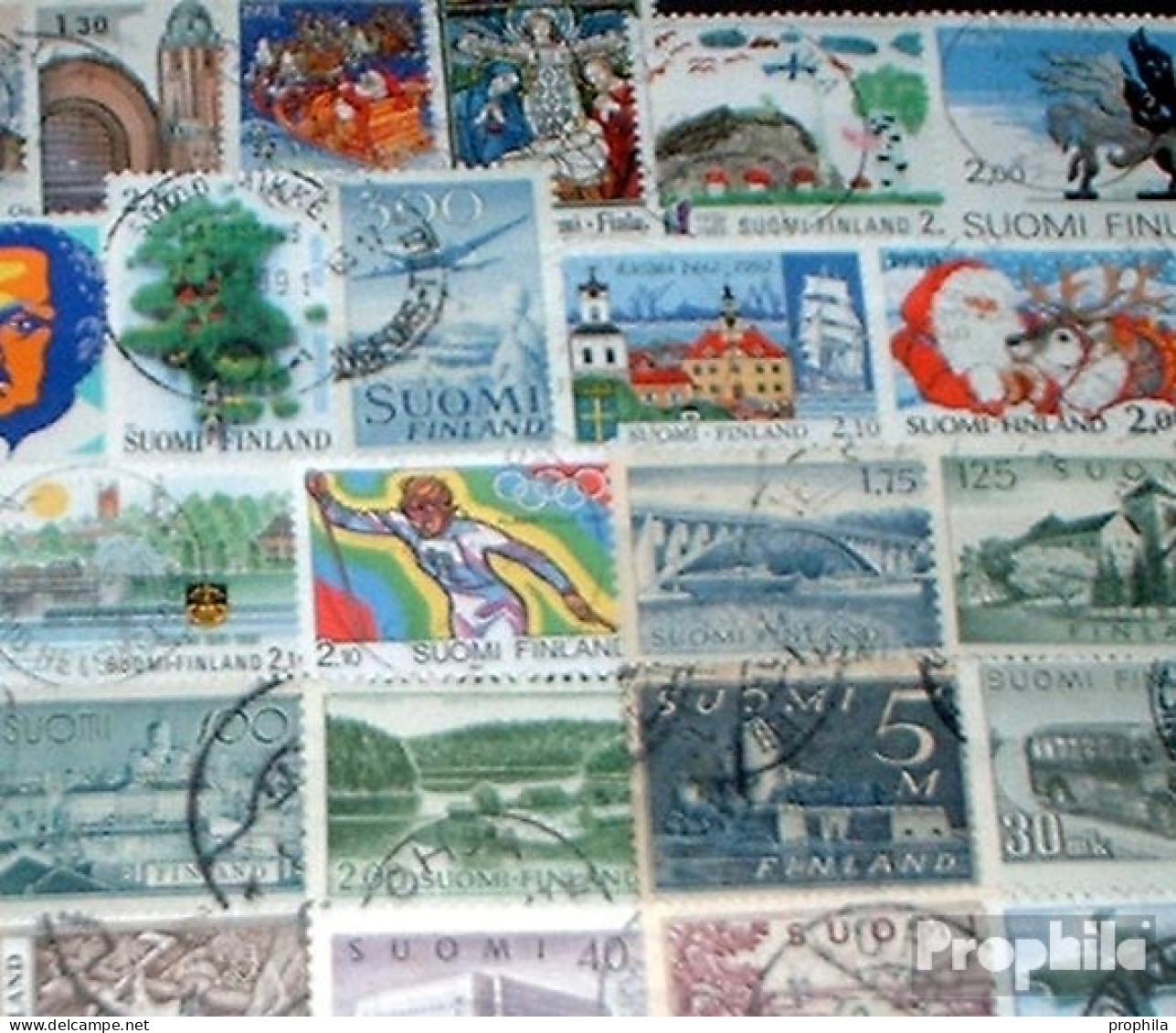 Finnland 50 Verschiedene  Sondermarken Und Großformate - Sammlungen