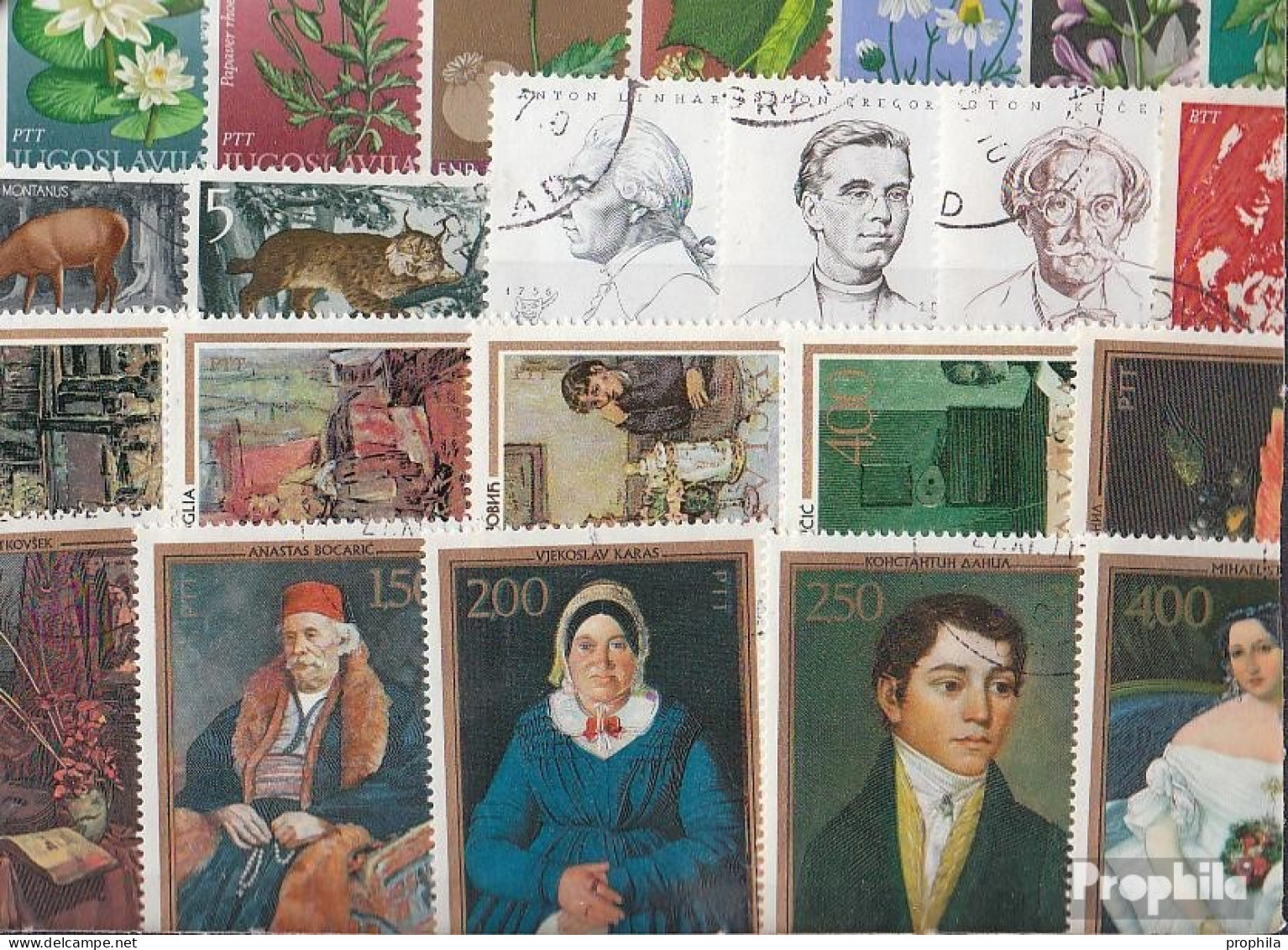 Jugoslawien 100 Verschiedene Sondermarken - Verzamelingen & Reeksen