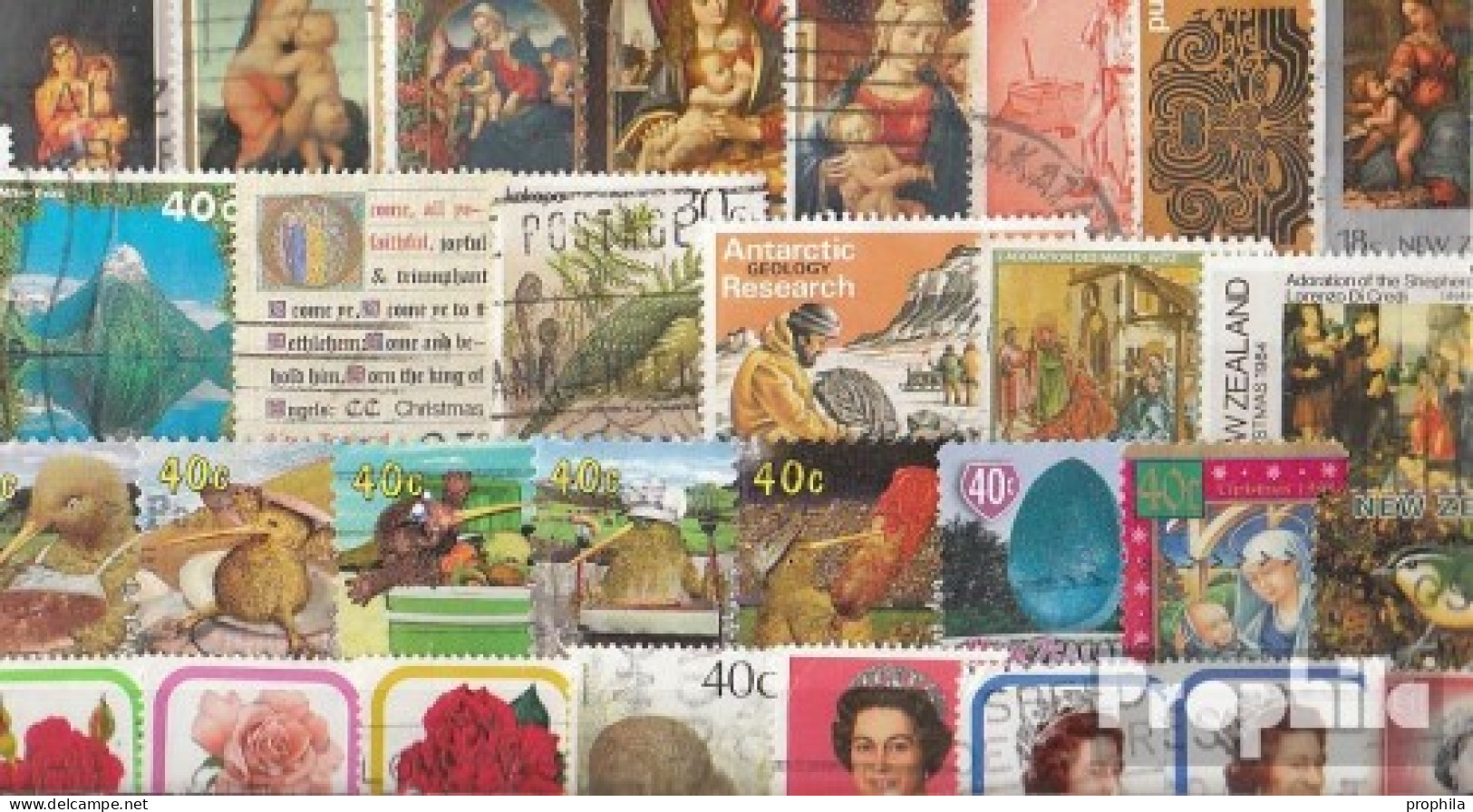 Neuseeland 100 Verschiedene Marken - Collections, Lots & Series