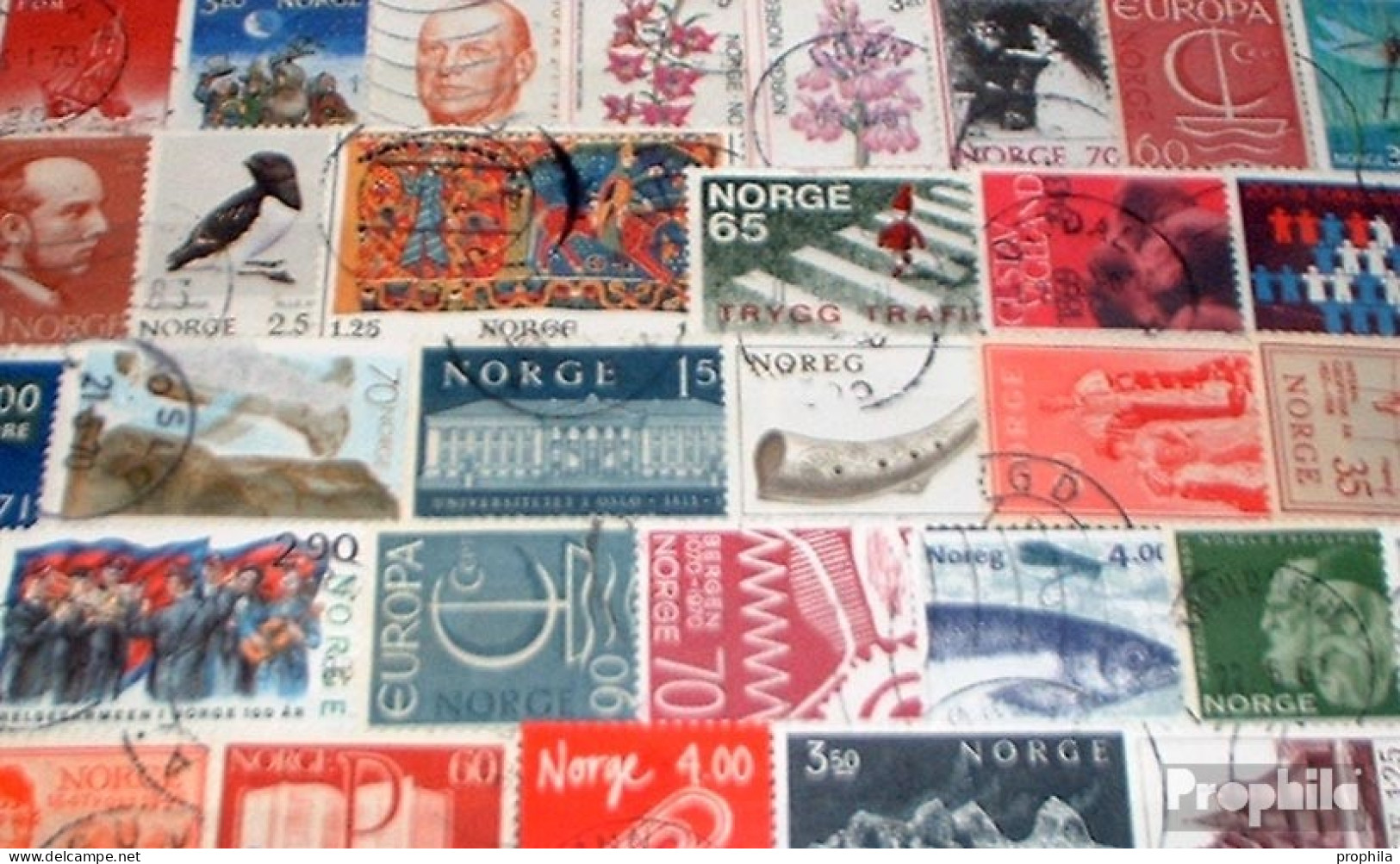 Norwegen 100 Verschiedene  Sondermarken Und Großformate - Colecciones