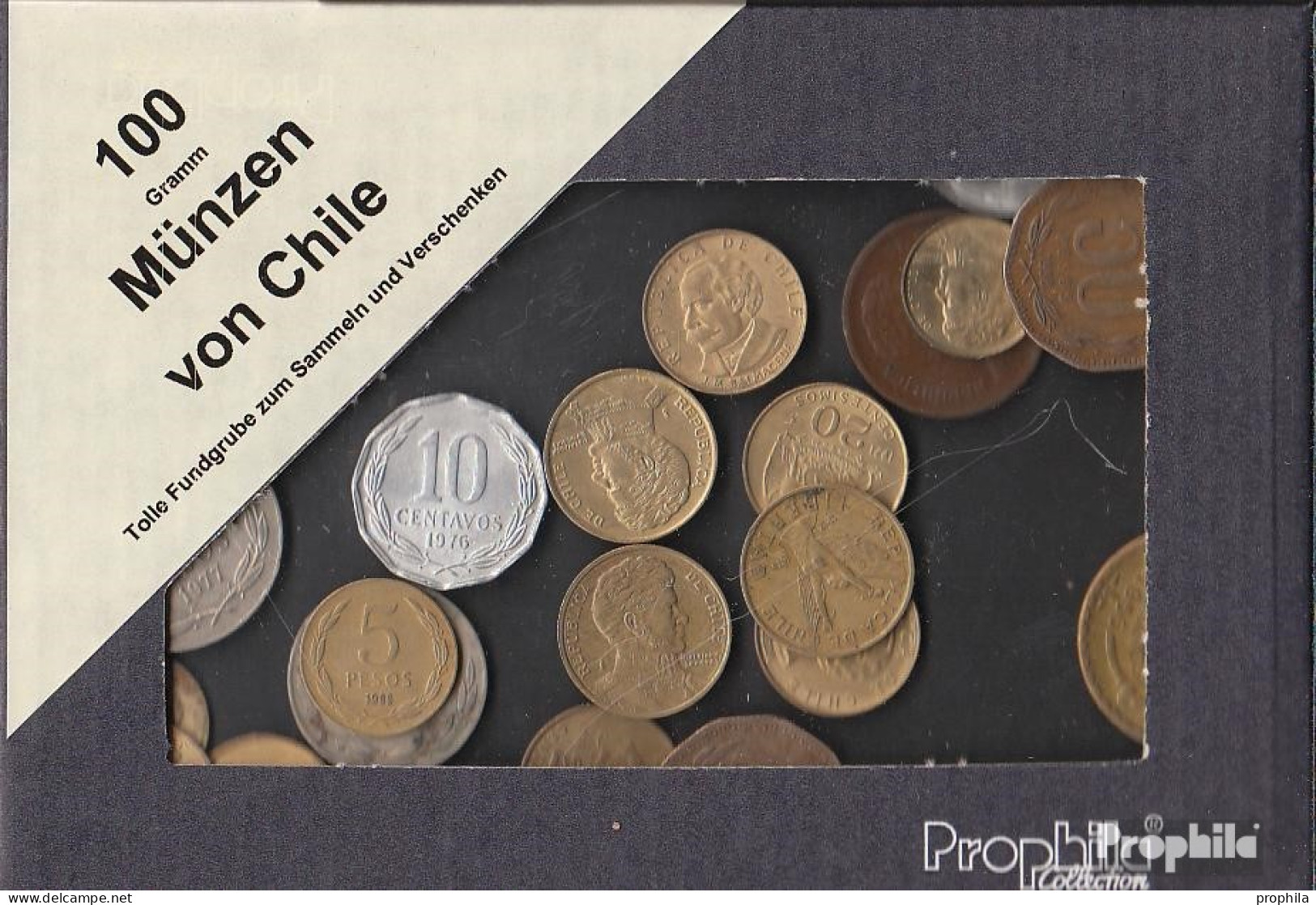 Chile 100 Gramm Münzkiloware - Mezclas - Monedas