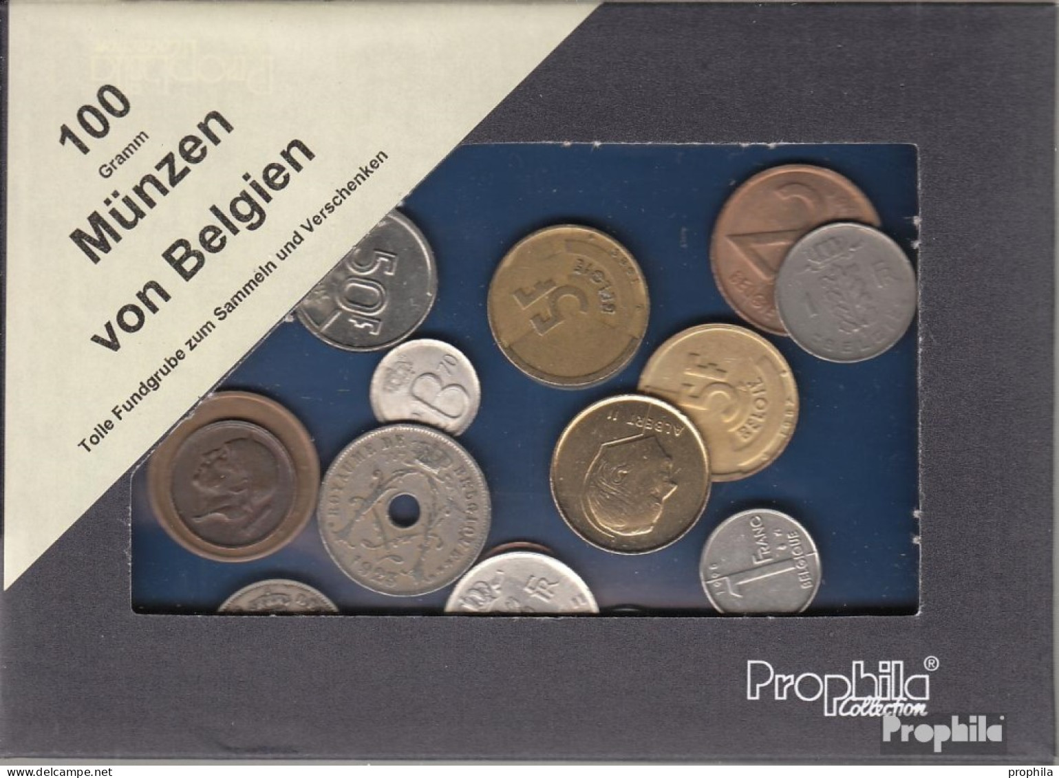 Belgien 100 Gramm Münzkiloware - Vrac - Monnaies