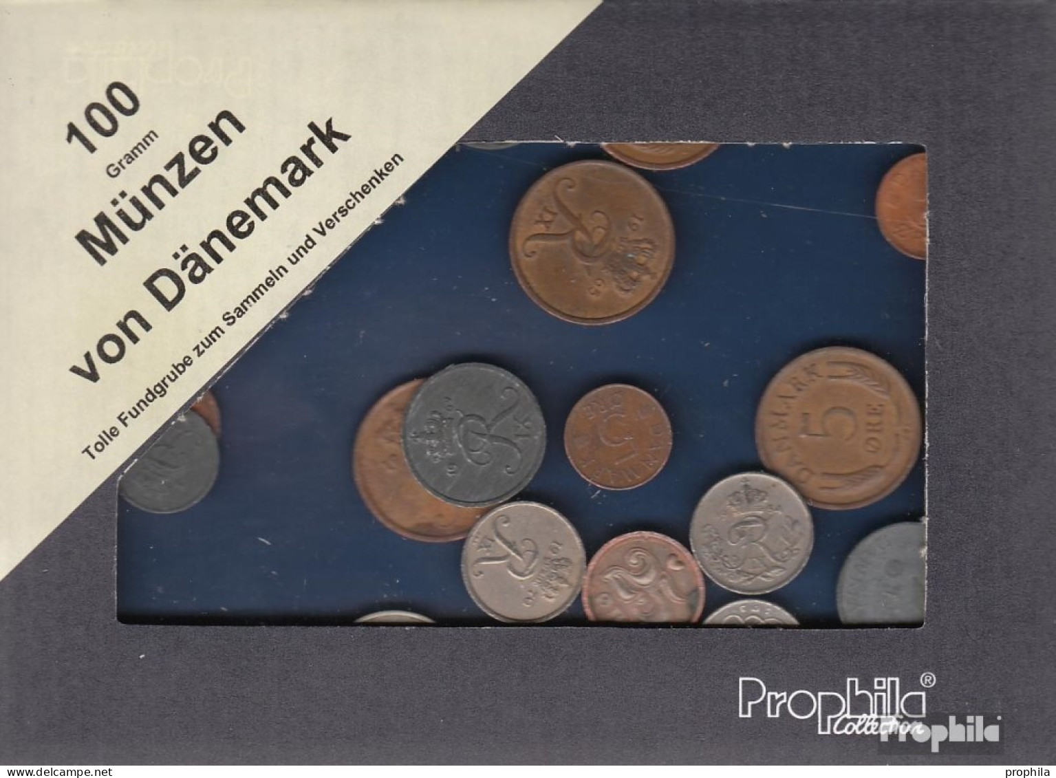 Dänemark 100 Gramm Münzkiloware - Mezclas - Monedas