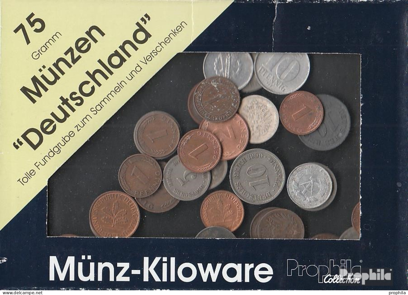 Deutschland 75 Gramm Münzkiloware  Mit BRD, DDR Und Deutschem Reich - Vrac - Monnaies