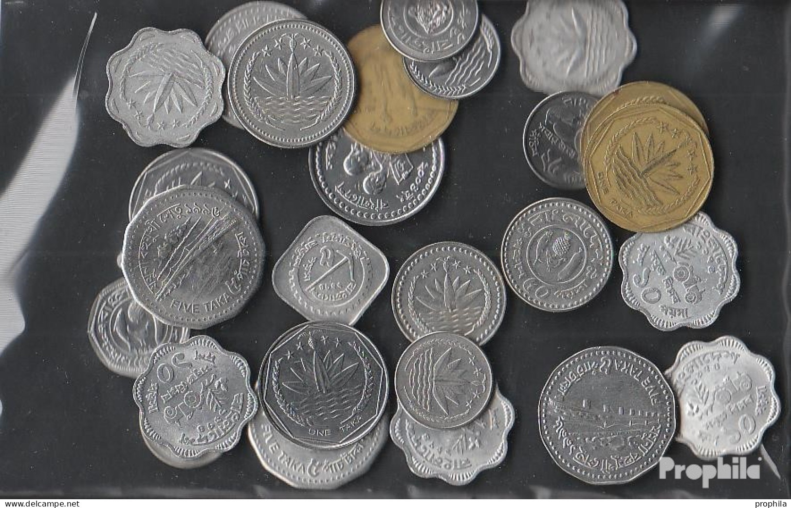 Bangladesch 100 Gramm Münzkiloware - Mezclas - Monedas