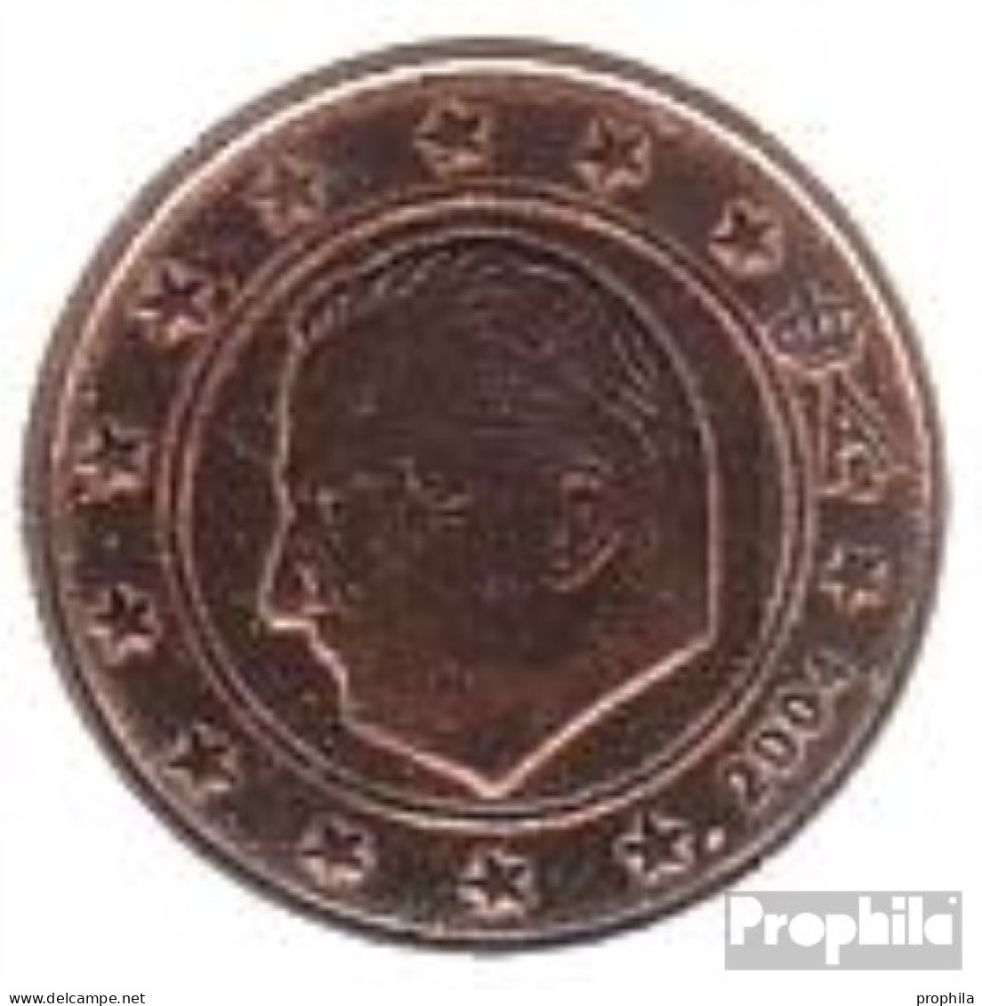 Belgien B 1 2004 Stgl./unzirkuliert Stgl./unzirkuliert 2004 Kursmünze 1 Cent - Belgio