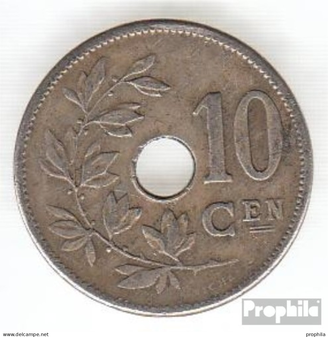 Belgien KM-Nr. : 53 1904 Vorzüglich Kupfer-Nickel Vorzüglich 1904 10 Centimes Gekröntes Monogramm - 10 Cent