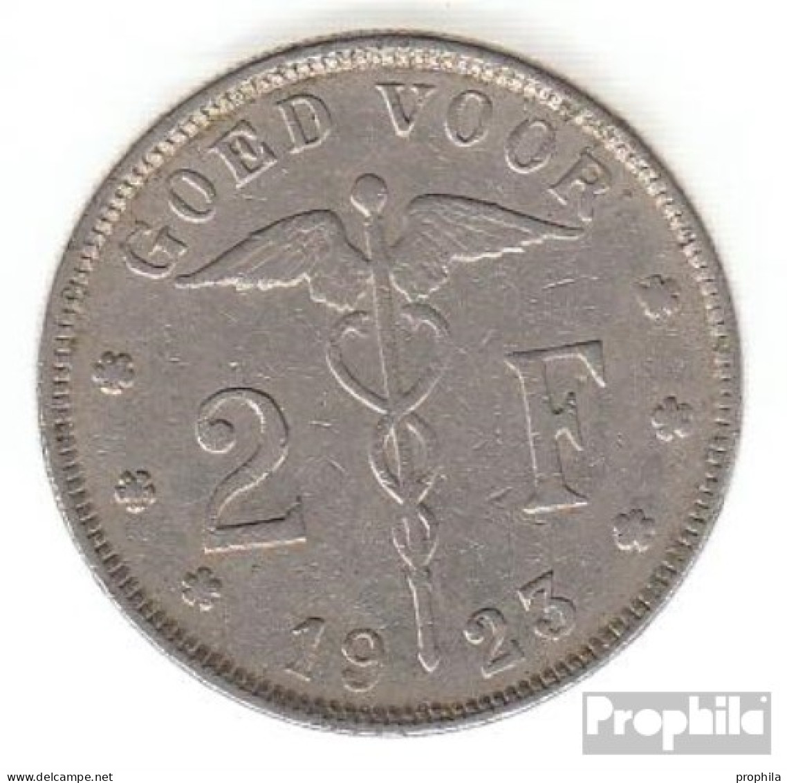 Belgien KM-Nr. : 92 1930 Sehr Schön Nickel Sehr Schön 1930 2 Francs Knieende Allegorie - 2 Francos