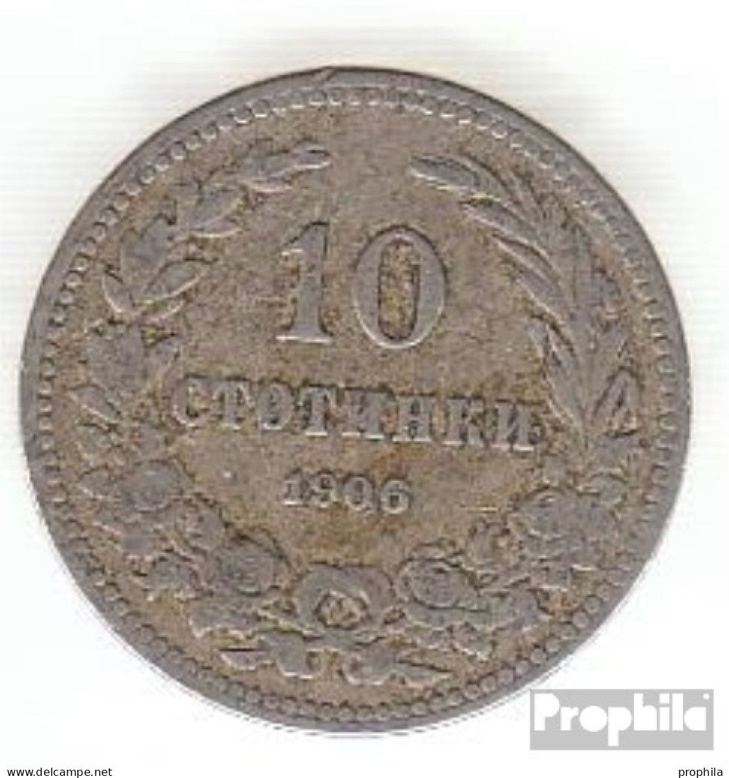 Bulgarien KM-Nr. : 25 1913 Sehr Schön Kupfer-Nickel Sehr Schön 1913 10 Stotinki Wappen - Bulgarien