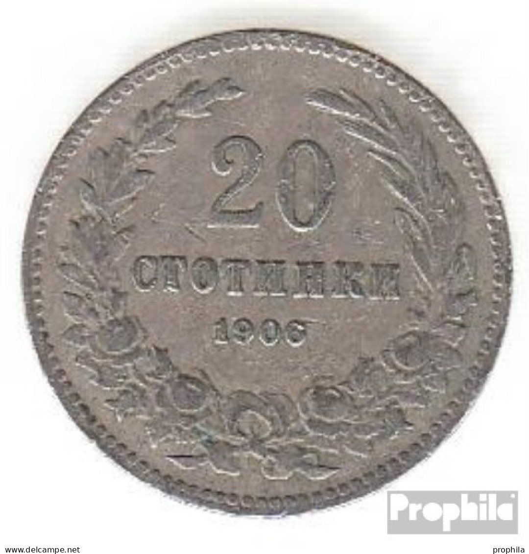 Bulgarien KM-Nr. : 26 1913 Sehr Schön Kupfer-Nickel Sehr Schön 1913 20 Stotinki Wappen - Bulgarien