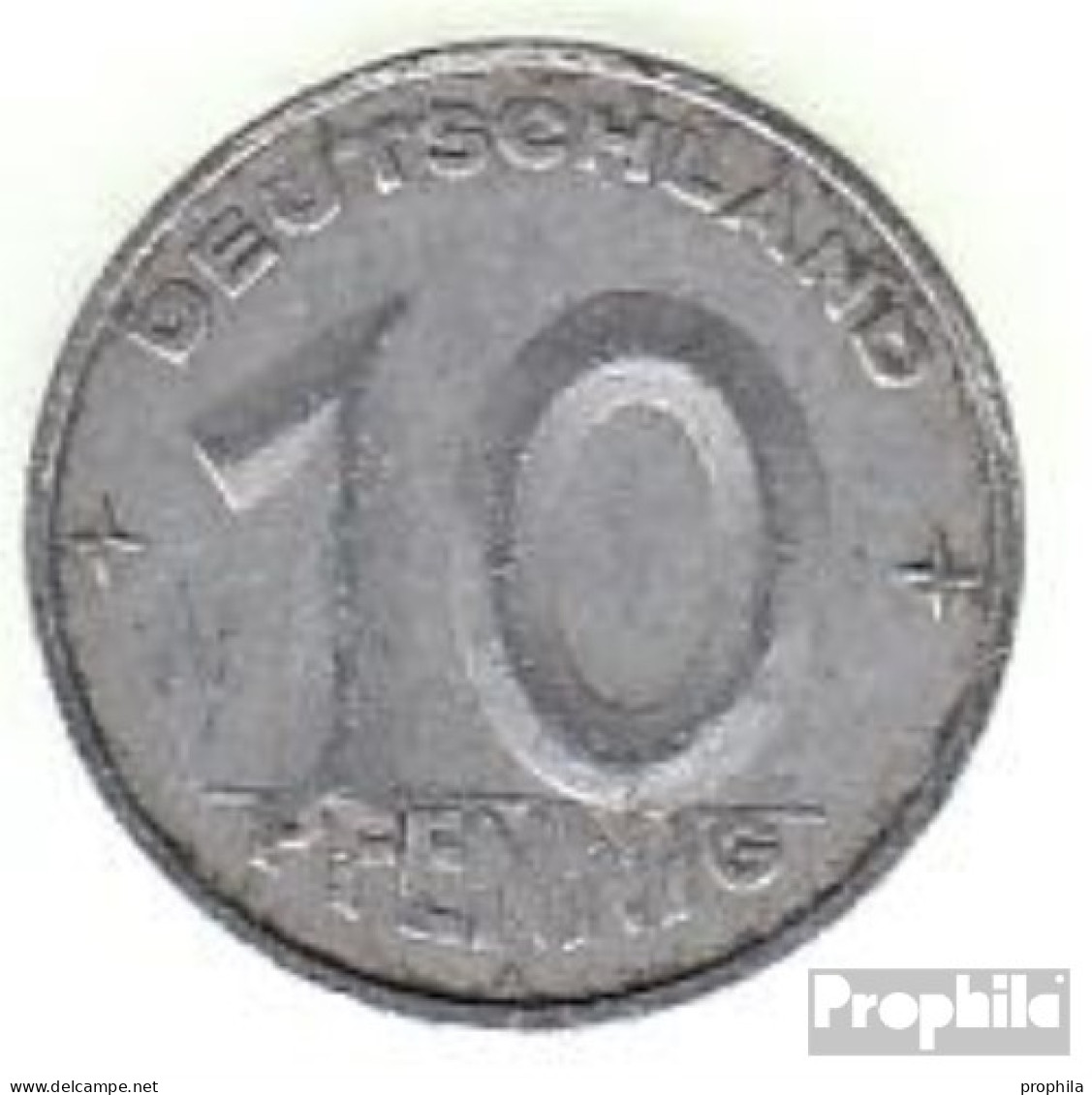 DDR Jägernr: 1507 1953 A Stgl./unzirkuliert Aluminium Stgl./unzirkuliert 1953 10 Pfennig Hammer Und Zirkel Zwisch - 10 Pfennig