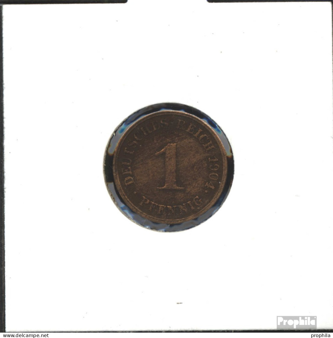 Deutsches Reich Jägernr: 10 1892 A Vorzüglich Bronze Vorzüglich 1892 1 Pfennig Großer Reichsadler - 1 Pfennig