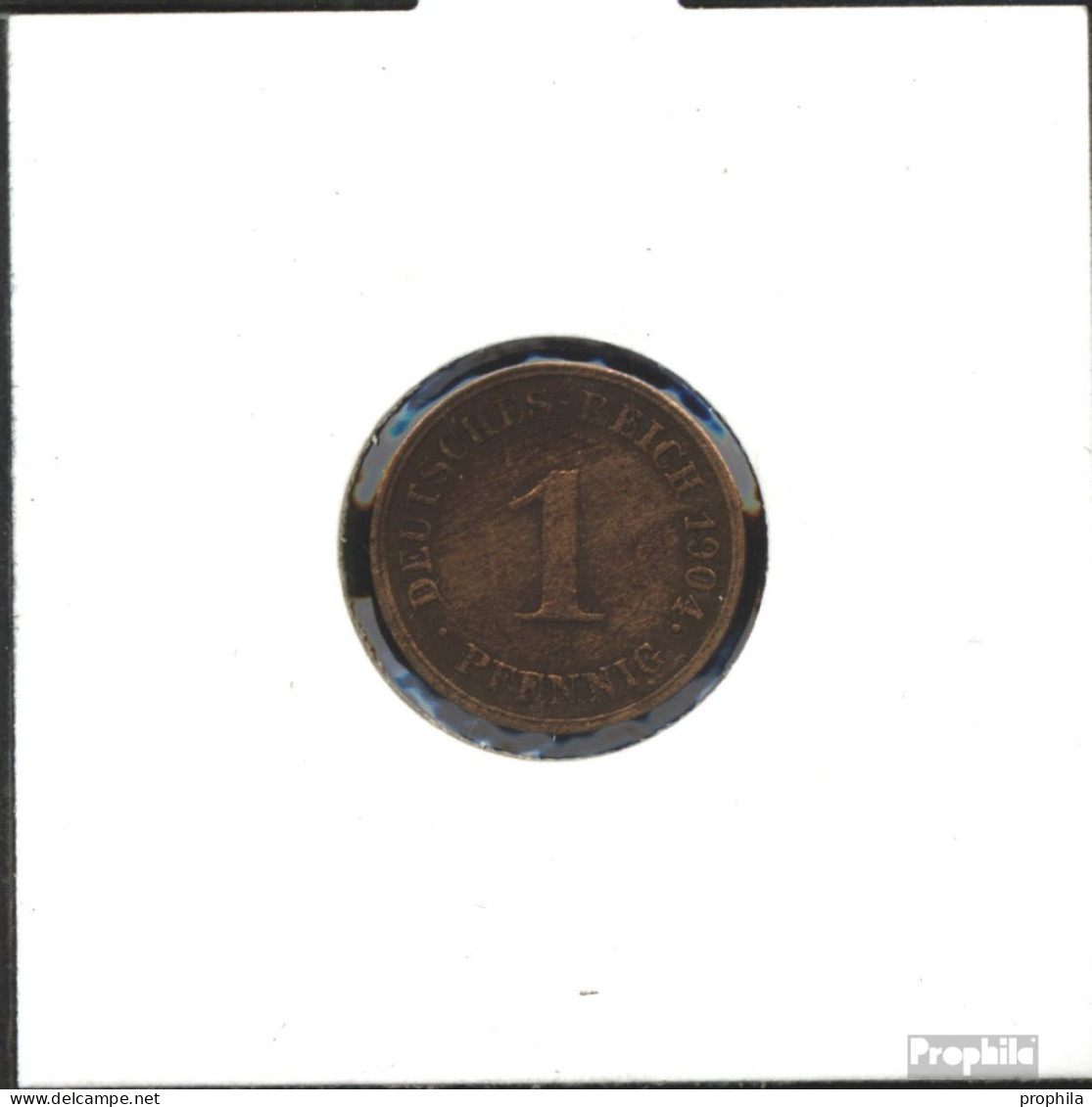 Deutsches Reich Jägernr: 10 1894 F Sehr Schön Bronze Sehr Schön 1894 1 Pfennig Großer Reichsadler - 1 Pfennig