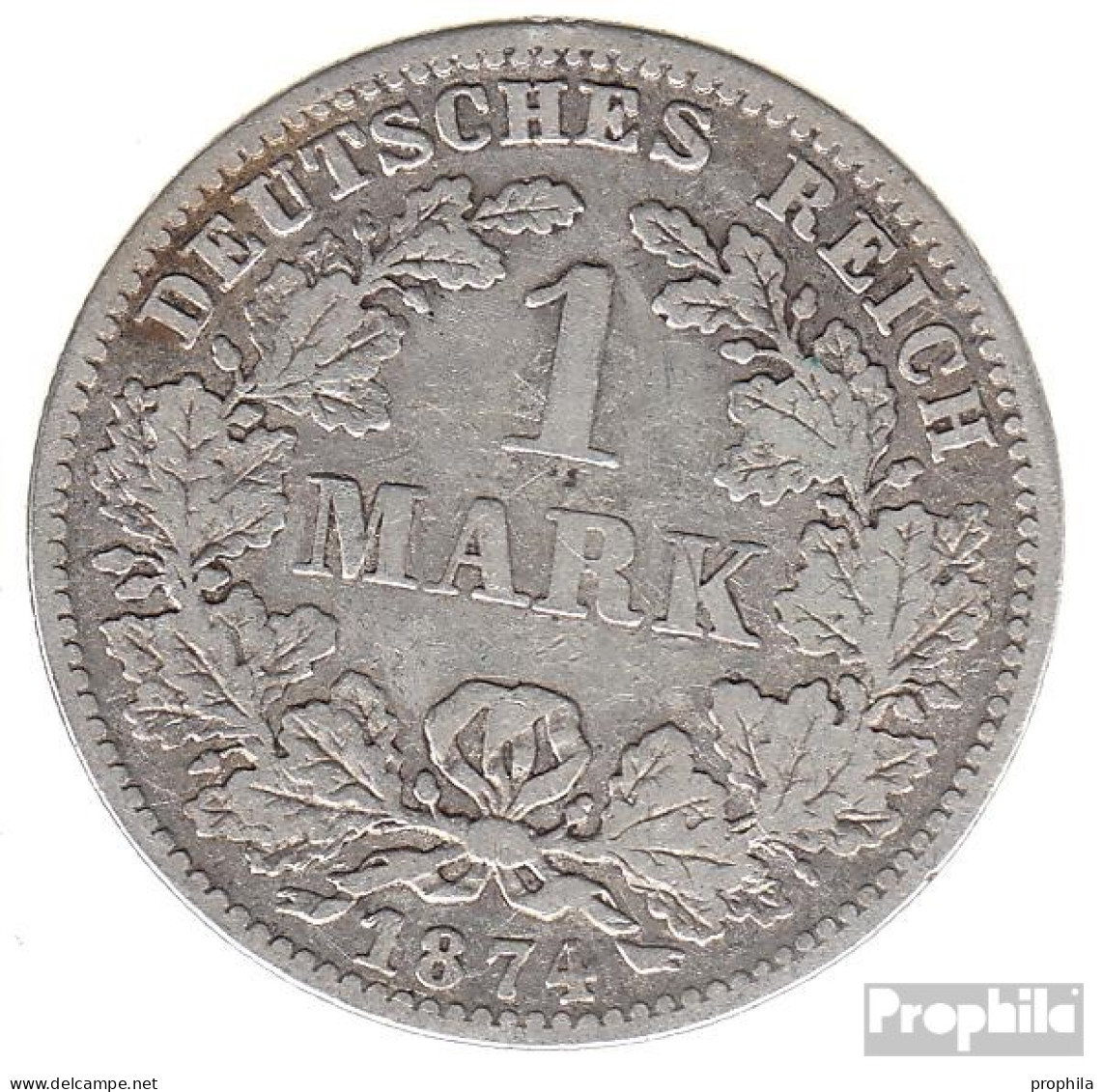 Deutsches Reich Jägernr: 9 1882 J Sehr Schön Silber Sehr Schön 1882 1 Mark Kleiner Reichsadler - 1 Mark