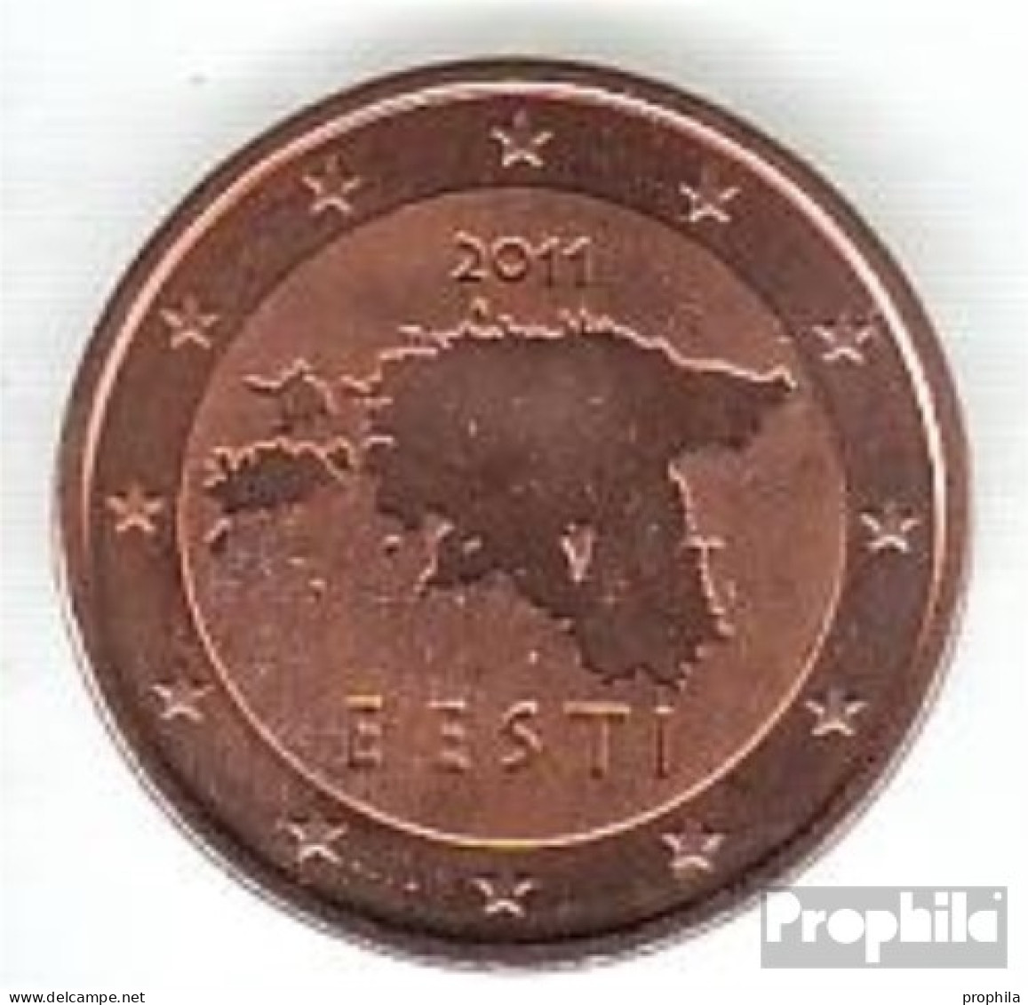 Estland EST 3 2011 Stgl./unzirkuliert Stgl./unzirkuliert 2011 Kursmünze 5 Cent - Estland