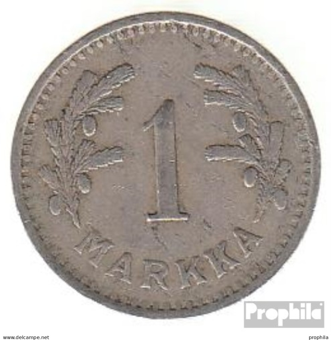 Finnland KM-Nr. : 30 1930 Sehr Schön Kupfer-Nickel Sehr Schön 1930 1 Markka Löwe - Finnland