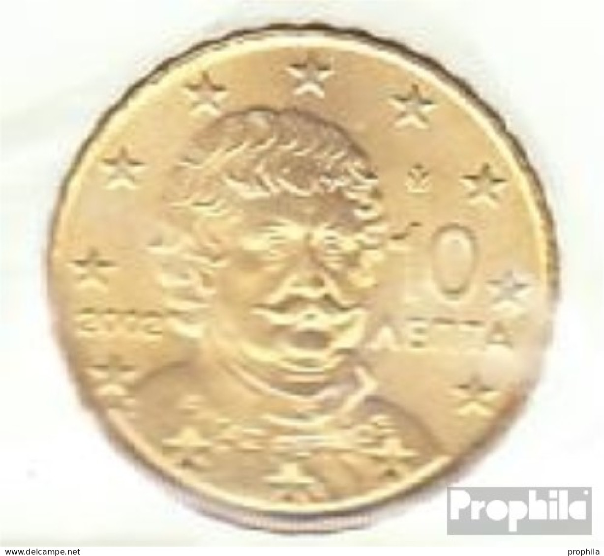 Griechenland GR 4 2002 Stgl./unzirkuliert Stgl./unzirkuliert 2002 Kursmünze 10 Cent - Griechenland