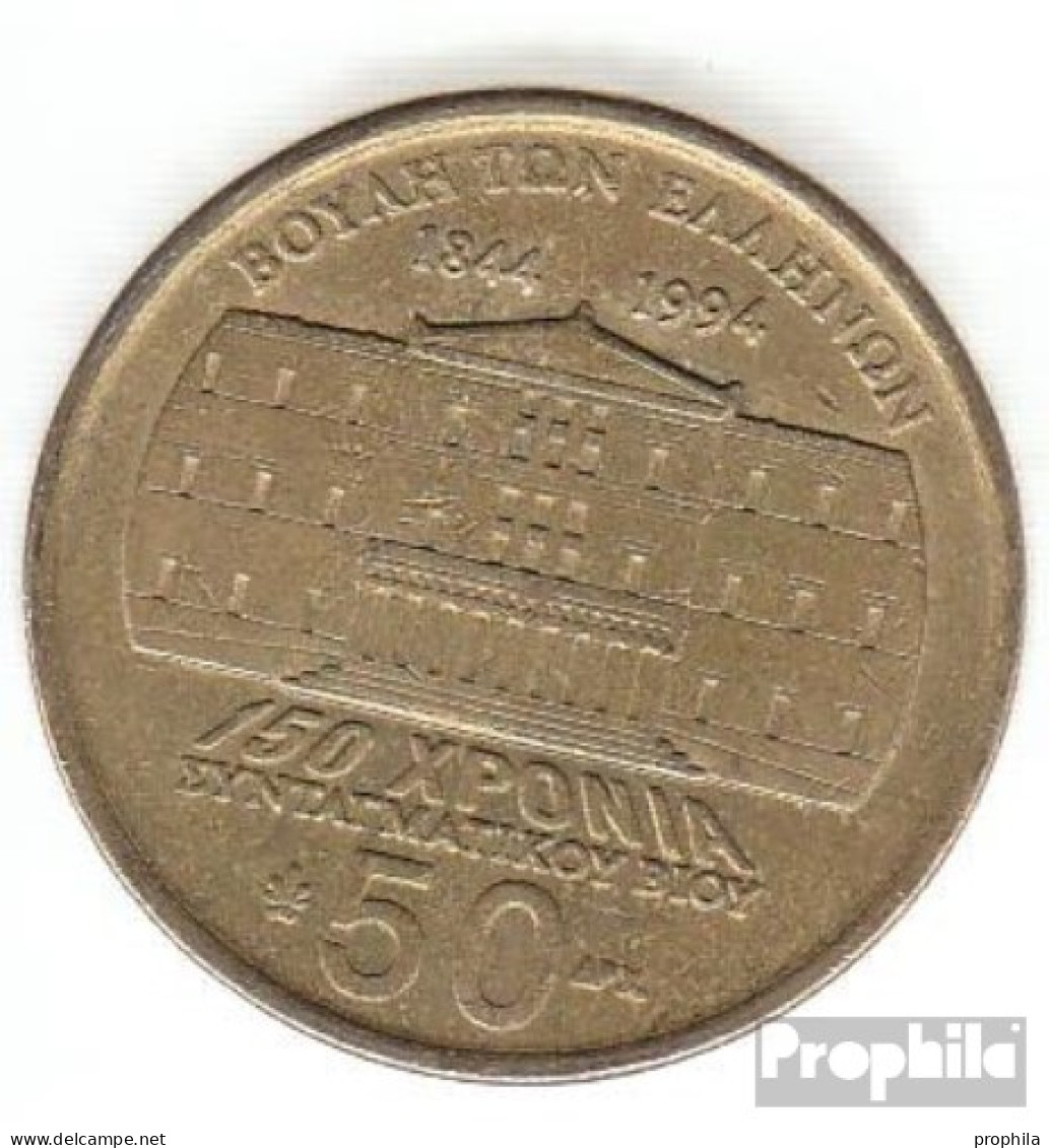 Griechenland KM-Nr. : 164 1994 Stgl./unzirkuliert Aluminium-Bronze Stgl./unzirkuliert 1994 50 Drachmen Kallergis - Griechenland