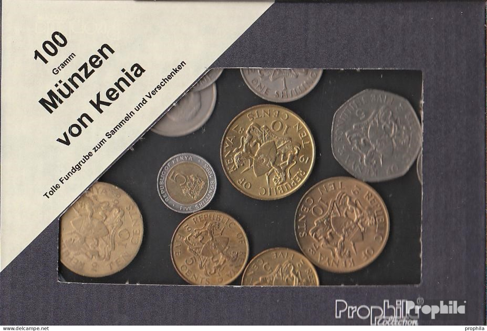 Kenia 100 Gramm Münzkiloware - Mezclas - Monedas