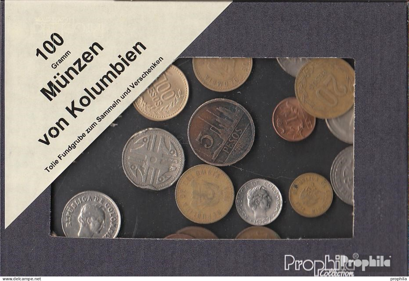 Kolumbien 100 Gramm Münzkiloware - Mezclas - Monedas