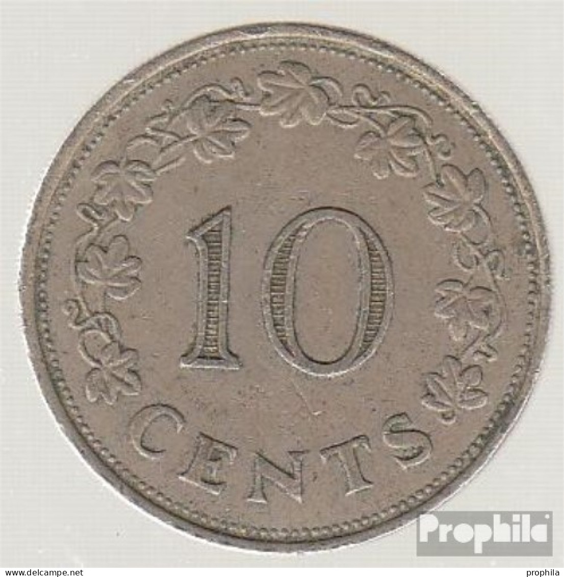 Malta KM-Nr. : 11 1972 Vorzüglich Kupfer-Nickel Vorzüglich 1972 10 Cent Barke - Malta