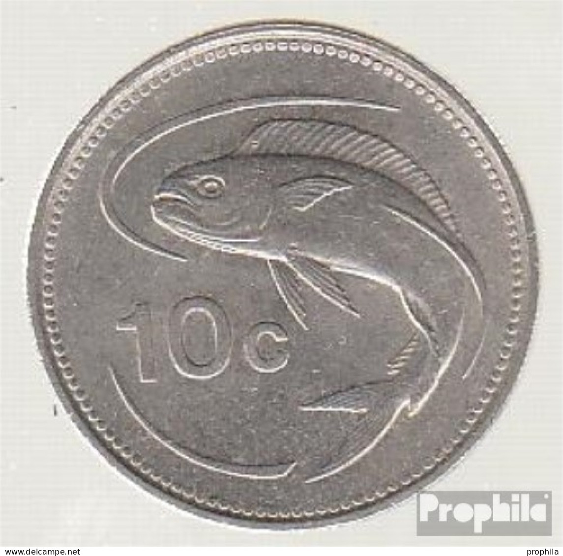 Malta KM-Nr. : 76 1986 Sehr Schön Kupfer-Nickel Sehr Schön 1986 10 Cent Emblem - Malta