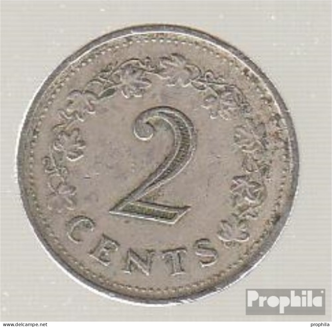 Malta KM-Nr. : 9 1977 Sehr Schön Kupfer-Nickel Sehr Schön 1977 2 Cent Penthesilea - Malta