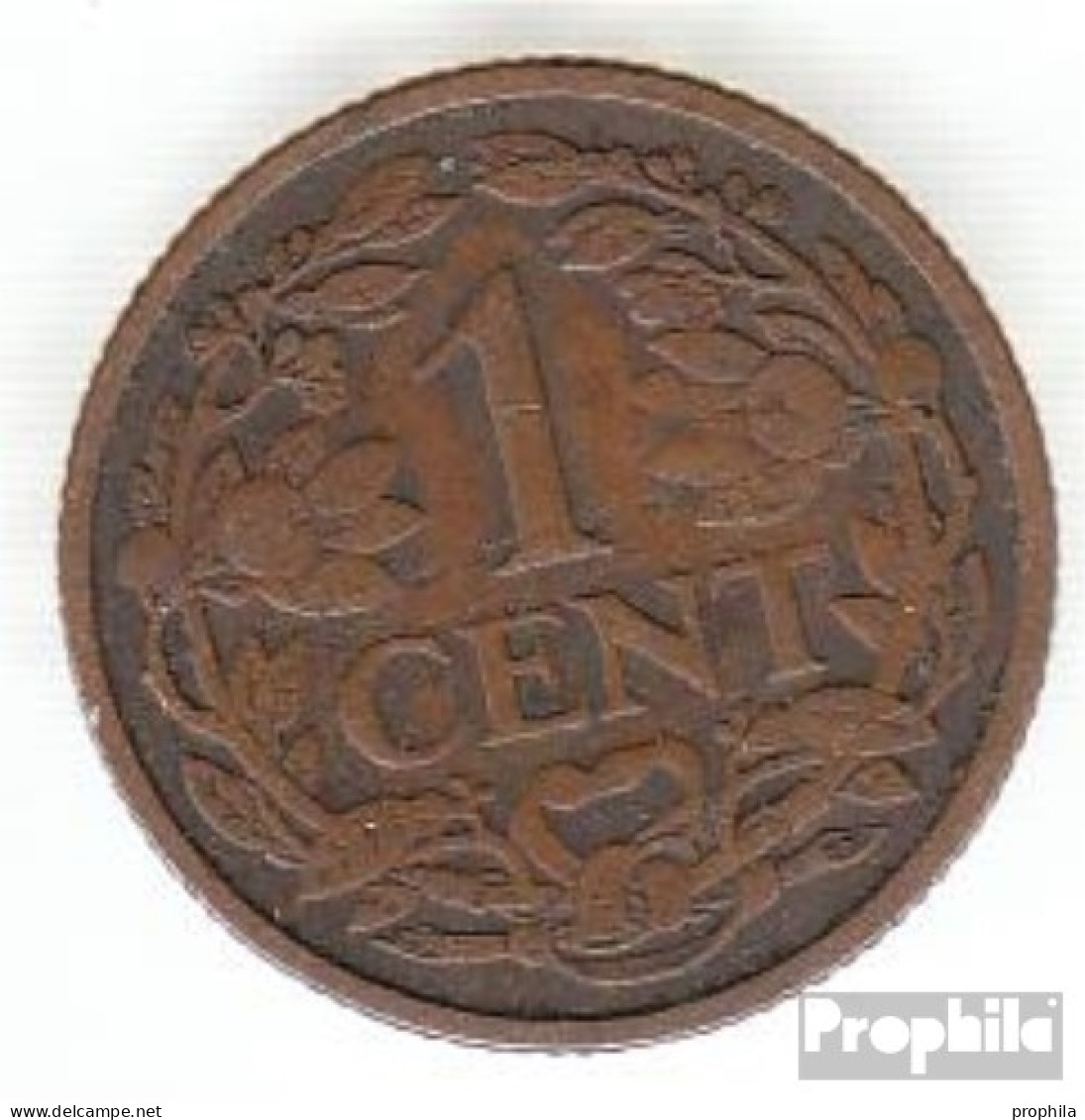 Niederlande KM-Nr. : 152 1915 Sehr Schön Bronze Sehr Schön 1915 1 Cent Gekrönter Löwe - 1 Cent