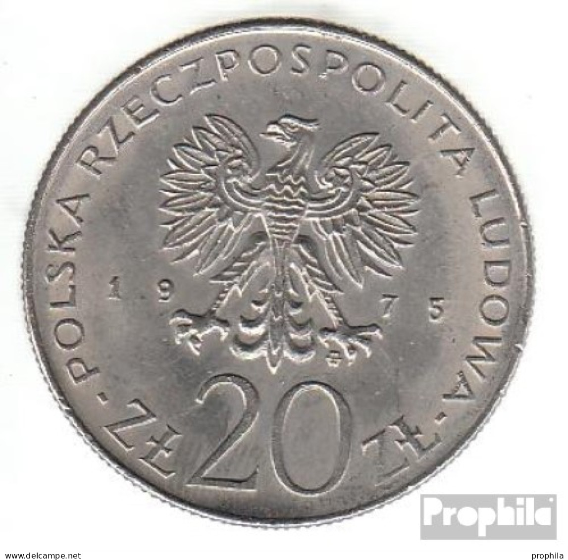 Polen KM-Nr. : 75 1975 Vorzüglich Kupfer-Nickel Vorzüglich 1975 20 Zlotych Jahr Der Frau - Polen