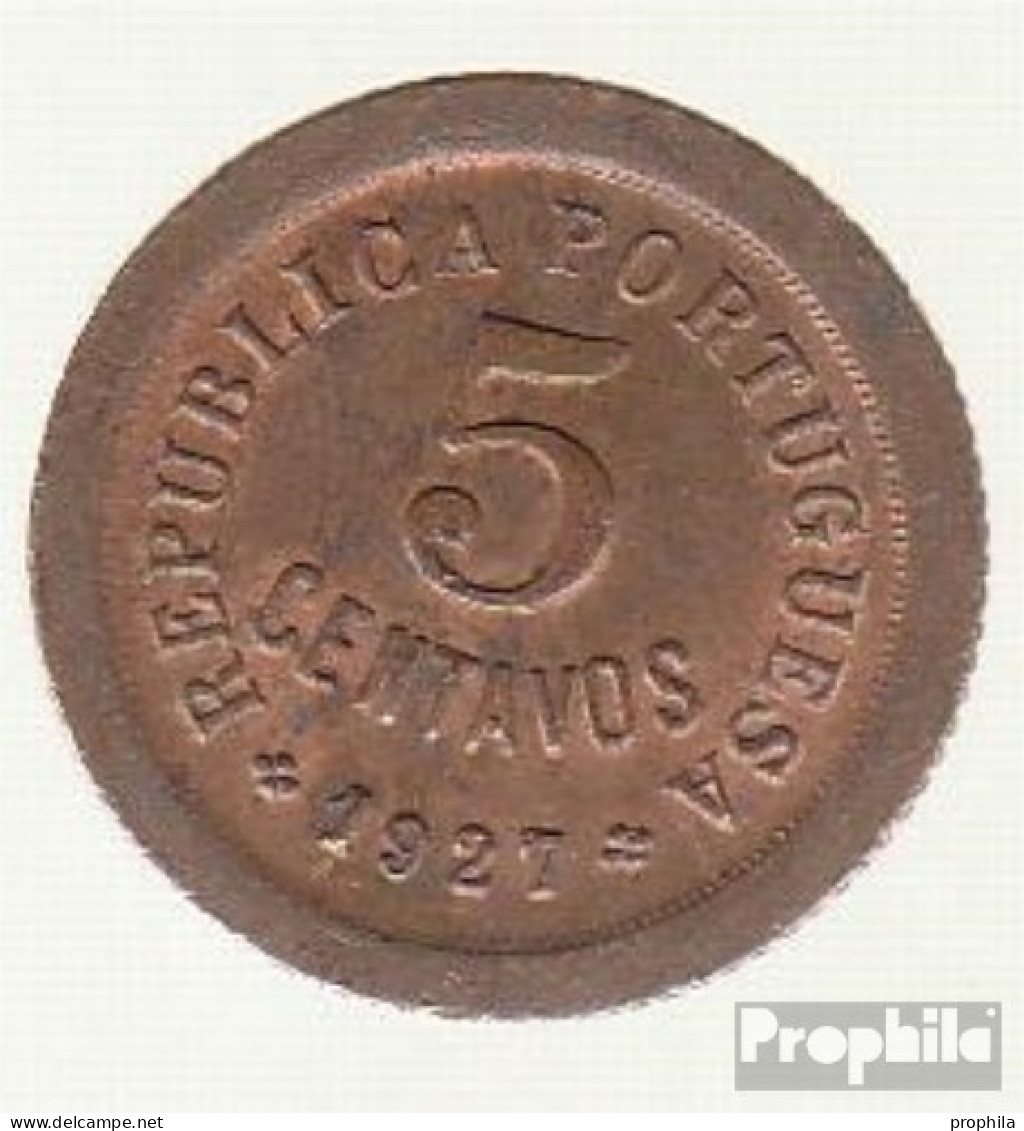 Portugal KM-Nr. : 572 1927 Vorzüglich Bronze Vorzüglich 1927 5 Centavos Liberty - Portugal