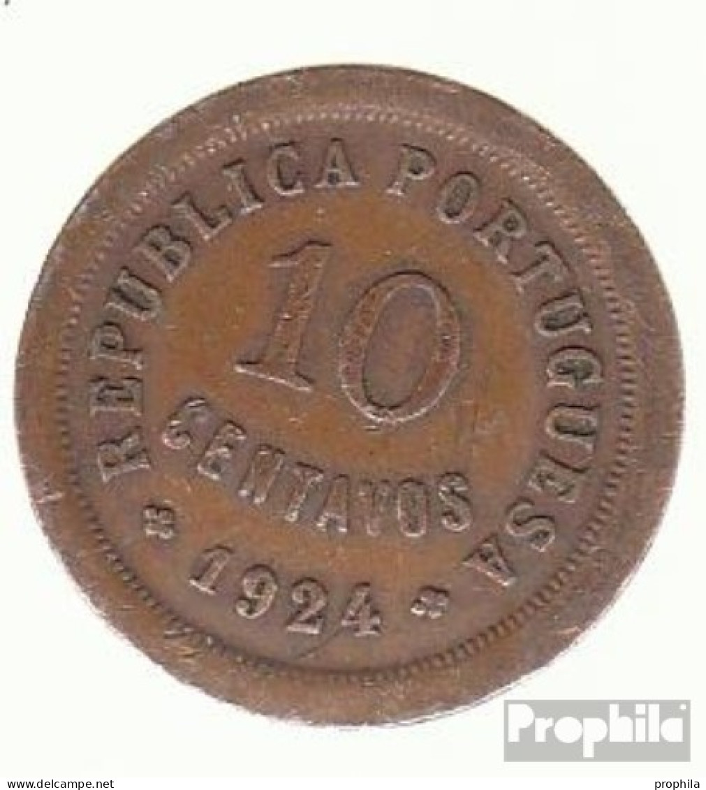 Portugal KM-Nr. : 573 1926 Sehr Schön Bronze Sehr Schön 1926 10 Centavos Liberty - Portugal