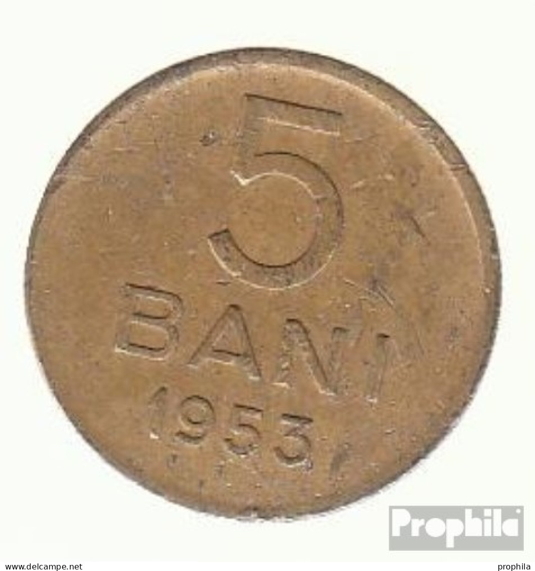 Rumänien KM-Nr. : 83 1955 Sehr Schön Kupfer-Nickel-Zink Sehr Schön 1955 5 Bani Wappen - Rumänien