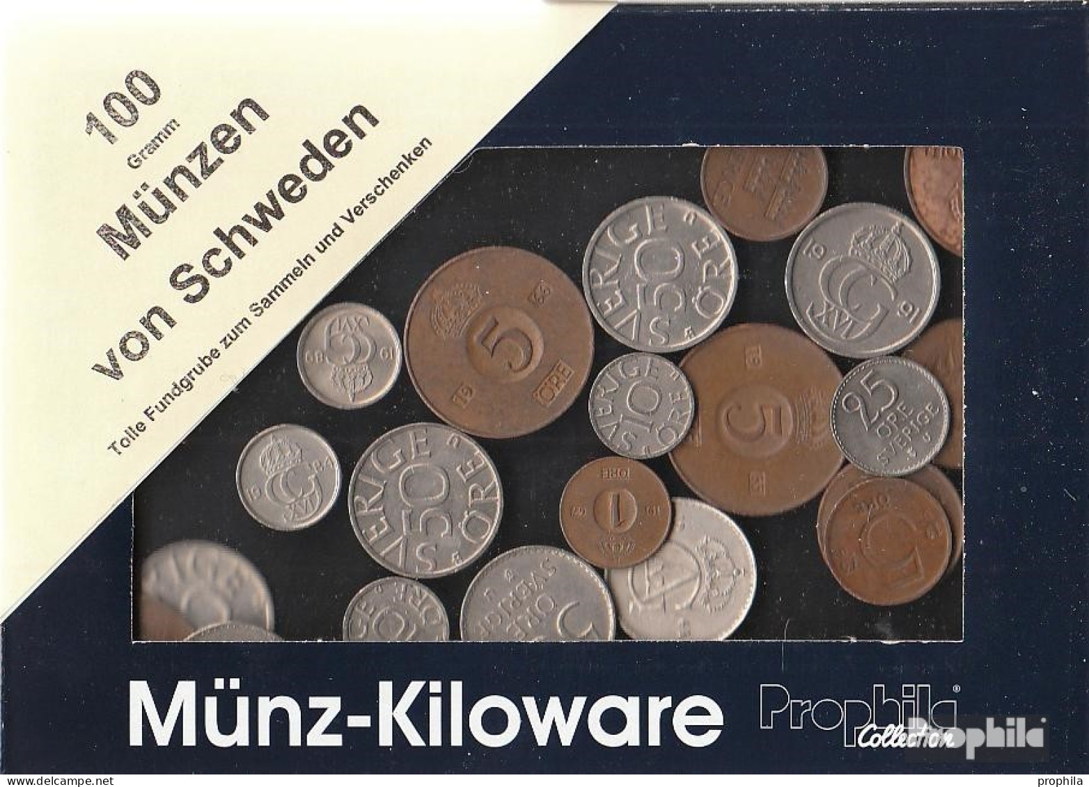 Schweden 100 Gramm Münzkiloware - Lots & Kiloware - Coins