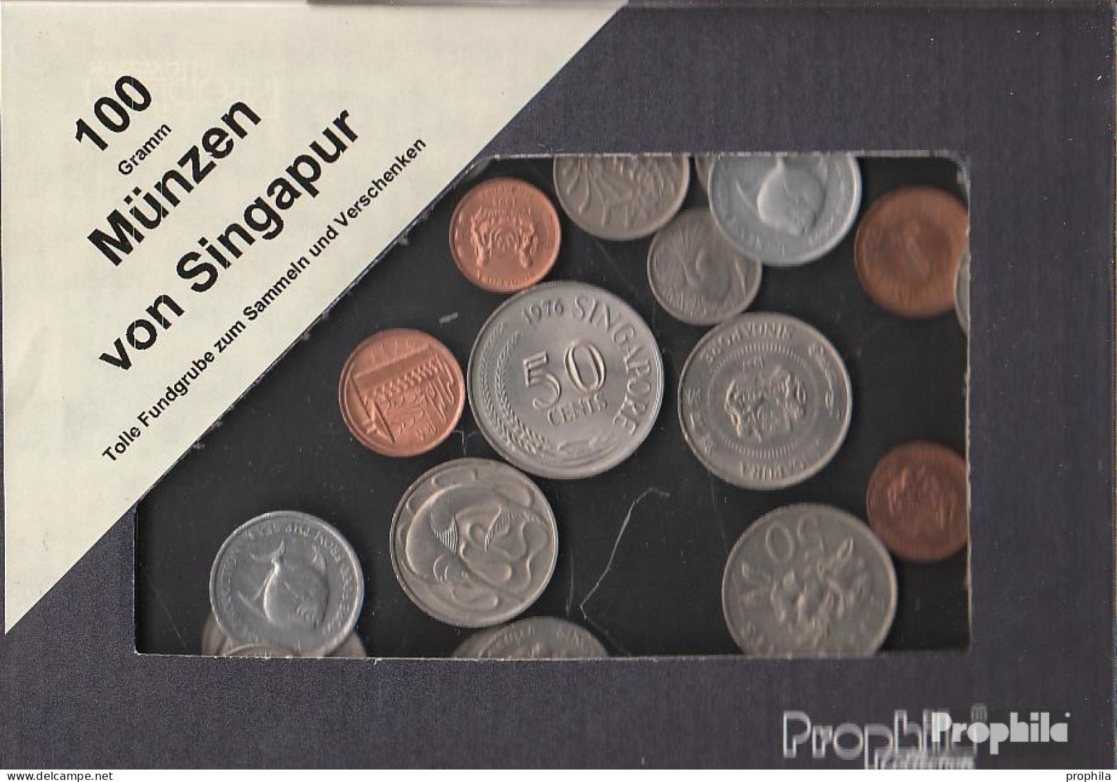 Singapur 100 Gramm Münzkiloware - Mezclas - Monedas